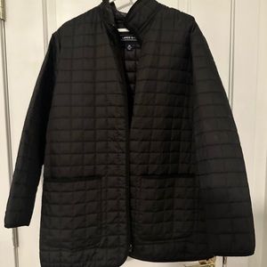 Lands end quilted coat